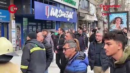 Şişli'de otel yangını