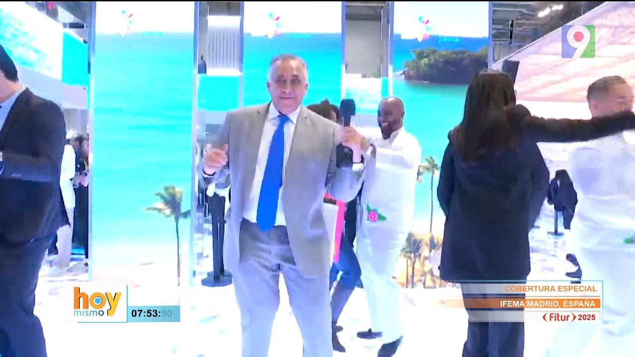 Luisin Mejía pone a bailar a España al ritmo del Merengue en Fitur 2025 | Hoy Mismo