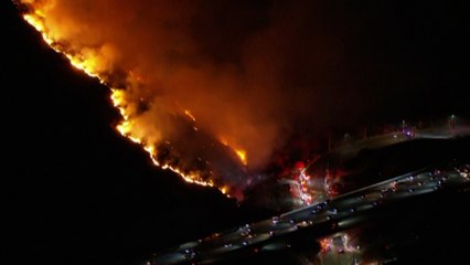 Un nouvel incendie violent près de Los Angeles