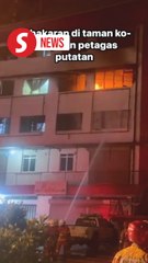 Two firemen suffer electric shock while putting out Petagas shophouse blaze