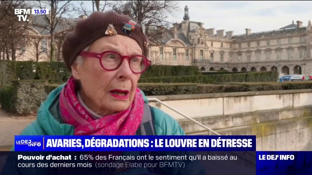 Dégradation du Louvre: la surfréquentation mise en cause par les visiteurs