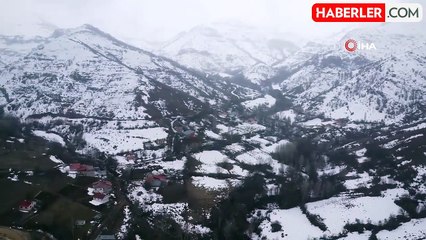 Arapgir'de Kartpostallık Kar Manzaraları