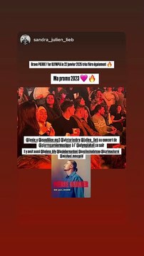 Des anciens de la Star Academy au concert de Pierre Garnier à l'Olympia, le 22 janvier 2025