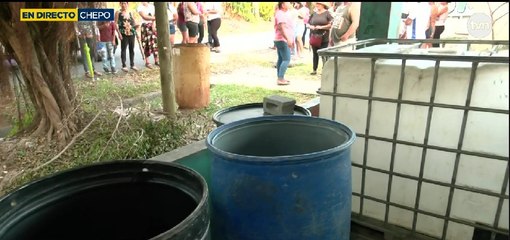 Crisis de agua potable en Tanara de Chepo