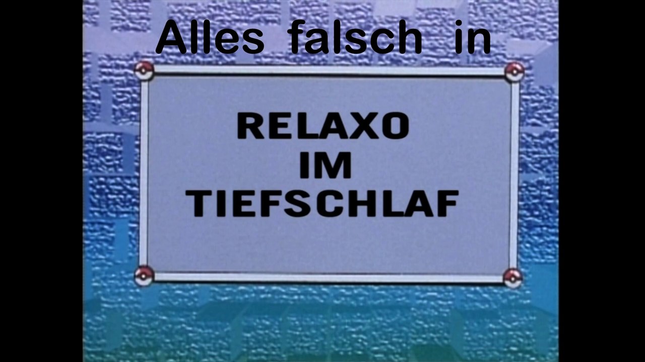 Alles Falsch in Pokémon: Episode 40 (Relaxo im Tiefschlaf)