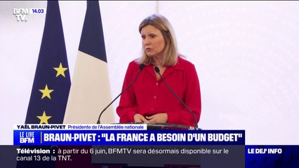 Yaël Braun-Pivet: "On n'aura pas trois chances (…) Il est vital que la France se dote d'un budget"