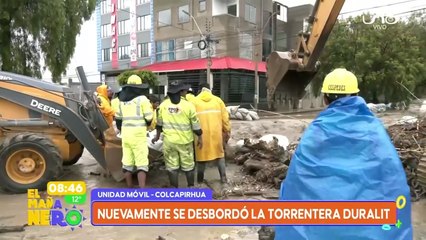 ¡Volvió a desbordar! Torrentera Duralit inunda calles y la avenida Blanco Galindo