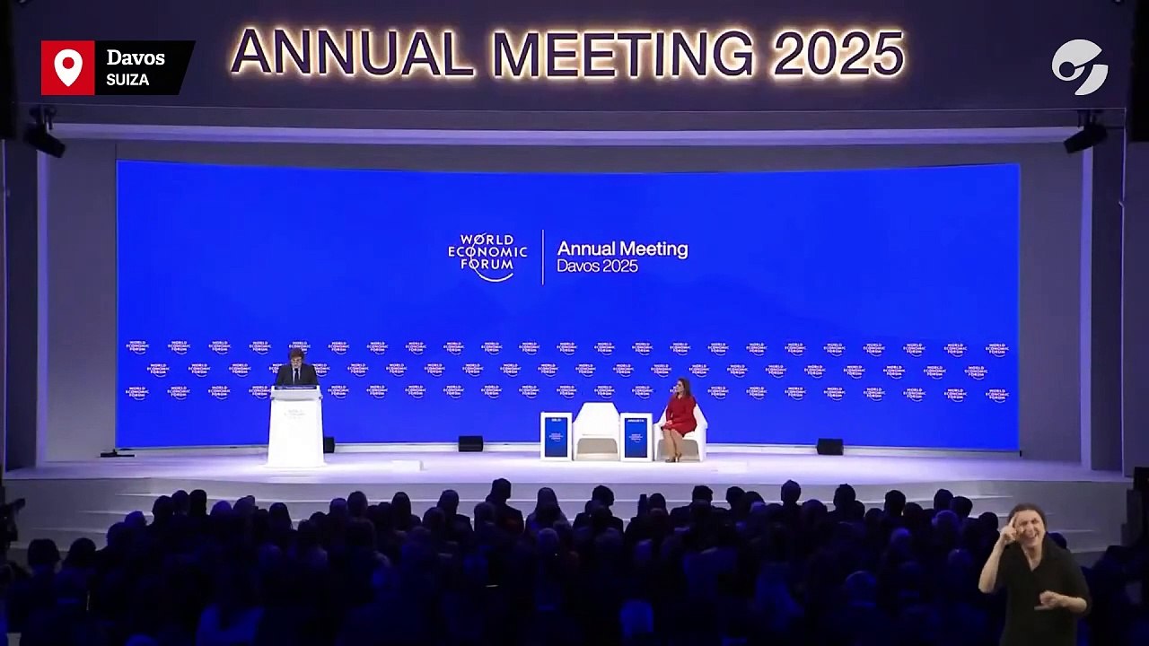 Javier Milei en el Foro de Davos: "La ideología woke es el cáncer que hay que extirpar"
