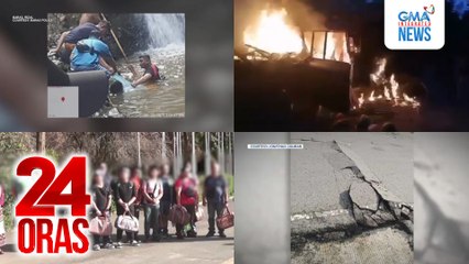 24 Oras: (Part 1) 2 graduating shs student, nalunod sa Baras, Rizal; 17 Pinoy na sakay ng kinubkob na MV Galaxy Leader, pinalaya ng grupong Houthi; Ilang bahay at kalsada, nagkabitak dahil sa lindol sa Southern Leyte at Zamboanga del Norte, atbp.