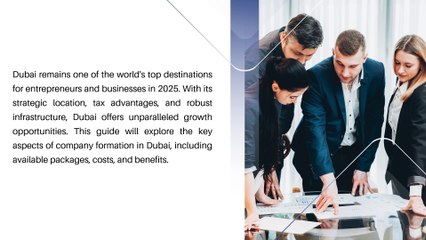 Dubai Company Formation Packages 2025: A Complete Guide