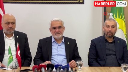 HÜDA PAR Genel Başkanı Yapıcıoğlu: "Silahların susması için her adımı destekliyoruz"