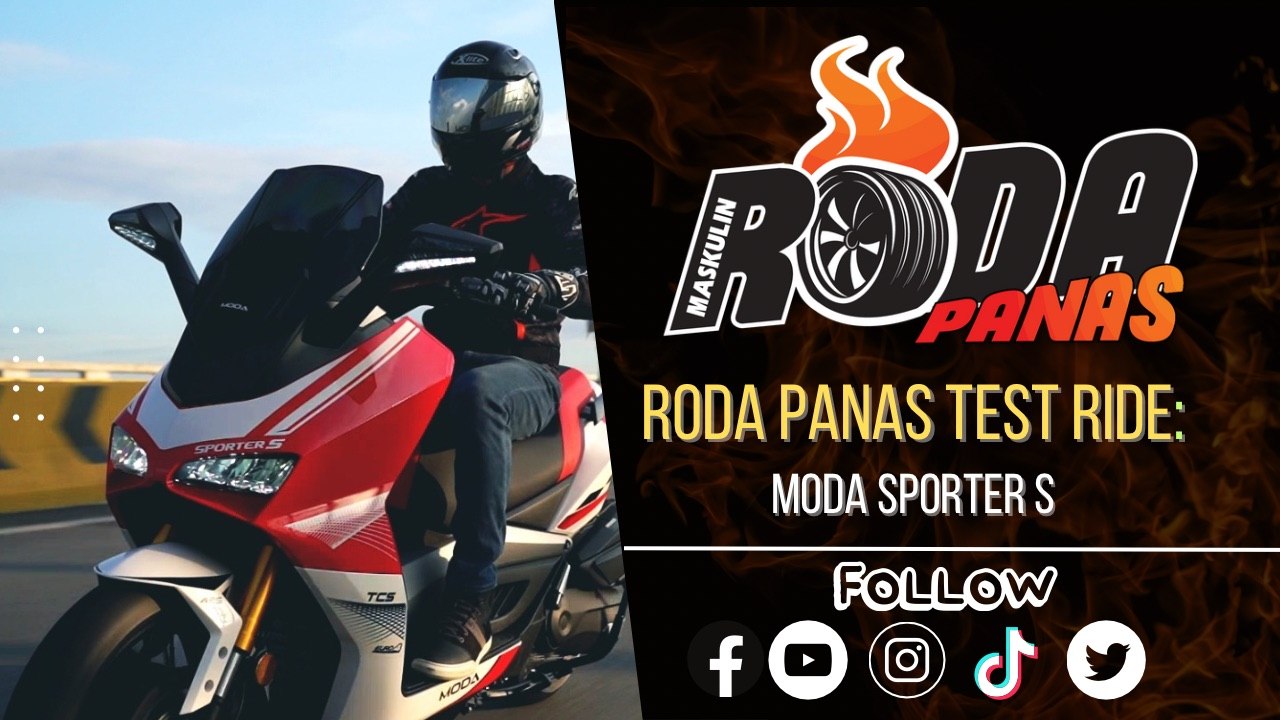 Roda Panas Test Ride MODA Sporter S