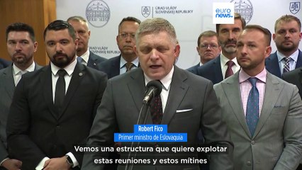 El primer ministro de Eslovaquia acusa a la oposición de "intento de golpe de Estado"
