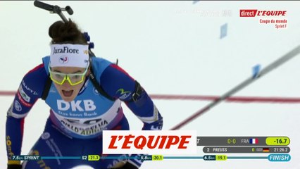 Jeanmonnot remporte le sprint d'Antholz - Biathlon - CM (F)
