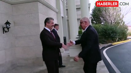 Bakan Güler, Mansur Barzani ile bir araya geldi