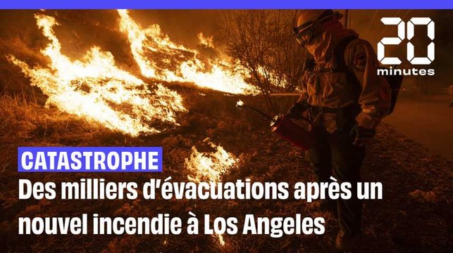 Des milliers d’évacuations après un nouvel incendie près de Los Angeles