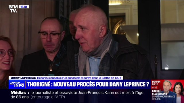 Le combat n'est pas terminé : Dany Leprince, condamné pour les quatre meurtres dans la Sarthe en 1994, réagit à l'acceptation de sa requête en annulation