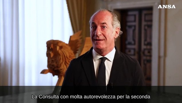 Zaia: Dopo sentenza Consulta, spero ci sia possibilita' di dialogo con opposizioni
