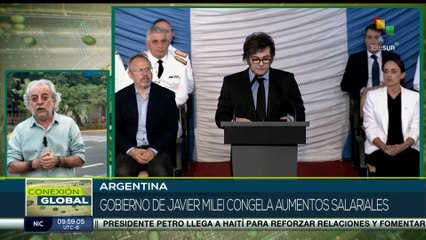 Gobierno argentino anunció que no habrá aumentos salariales durante el año 2025