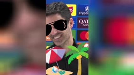 Opta can talk to our travel agents - Arteta on UCL chances