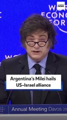Argentina’s Milei hails US-Israel alliance