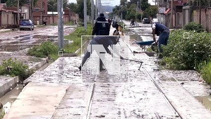 Inundaciones afectan el tramo de la línea verde del Tren Metropolitano