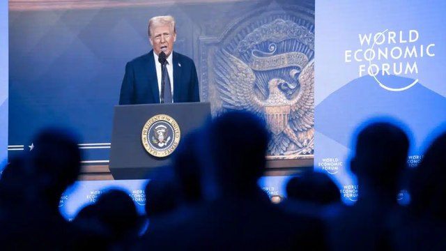 Trump, en Davos: La UE nos trata muy mal, muy injustamente