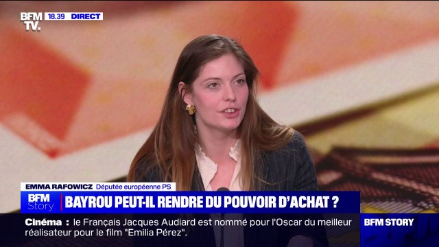 Pouvoir d'achat: Si le budget reste en l'état, je serais favorable à la censure , explique Emma Rafowicz, députée européenne PS