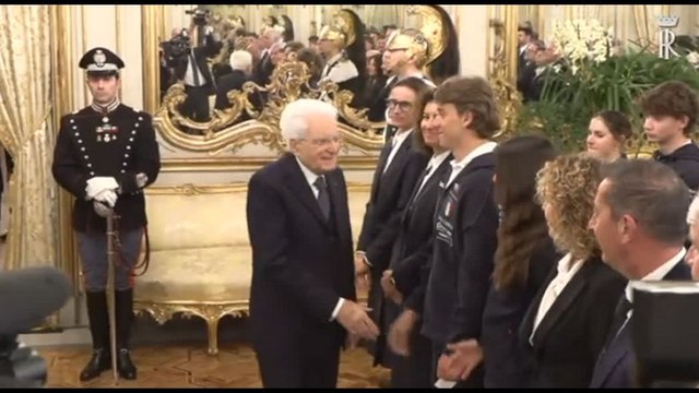 Mattarella ha ricevuto la delegazione della Federazione italiana Vela