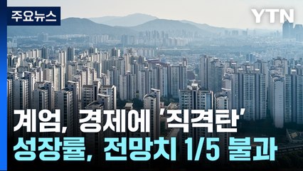 계엄 직격탄에 4분기 성장률 0.1%..."경기 하강" / YTN