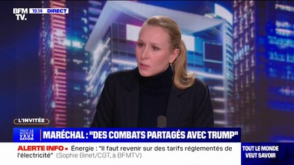 Accord de Paris: "Il faut pouvoir s'en défaire", déclare Marion Maréchal