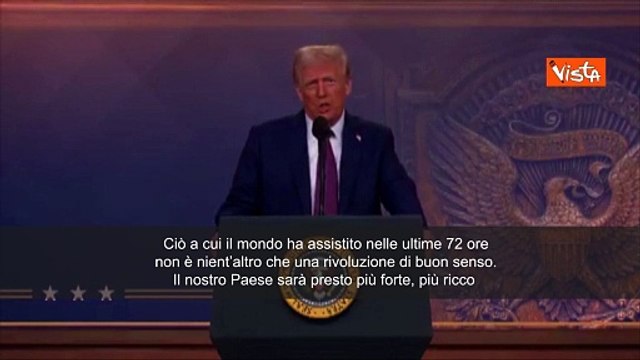 Trump a Davos: Ultime 72 ore una rivoluzione di buon senso nel mondo
