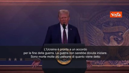 Trump: "L'Ucraina ? pronta a fare l'accordo con la Russia"