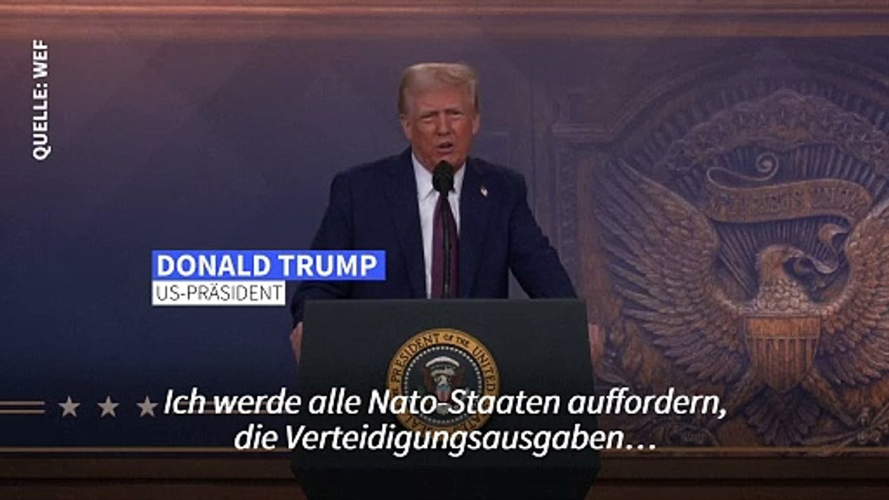 Trump bekräftigt: Nato-Staaten sollen fünf Prozent ihres BIP zahlen