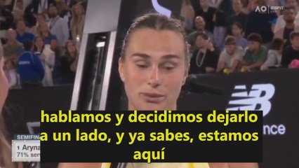 La frase de Sabalenka a Badosa que se ‘arrepintió’ al segundo con la mano a la boca: le contestó la española, claro...