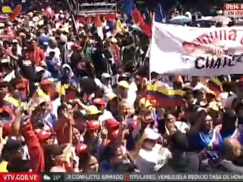 Caraqueños se concentran en la Plaza José Martí para participar en movilización Escudo Bolivariano 2025