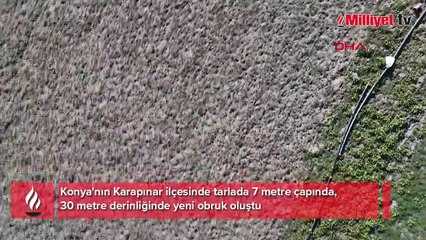 Konya'da oluştu! 'Tedirginiz, toprak ayağımızdan kayıyor'