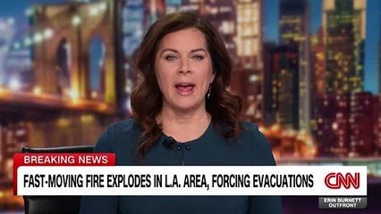 Evacuation orders in northern LA County due to first significant wildfire outbreak since fatal fires