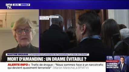 Procès de la mort d'Amandine: "Combien aujourd'hui encore d'Amandine?", s'interroge Martine Brousse, présidente de l'association La Voix de l'enfant