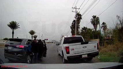 Hombres armados interceptan y persiguen a familia en Nuevo Laredo