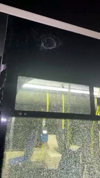 L'autobus Amat linea 108 vandalizzato al capolinea dell'ospedale Civico di Palermo