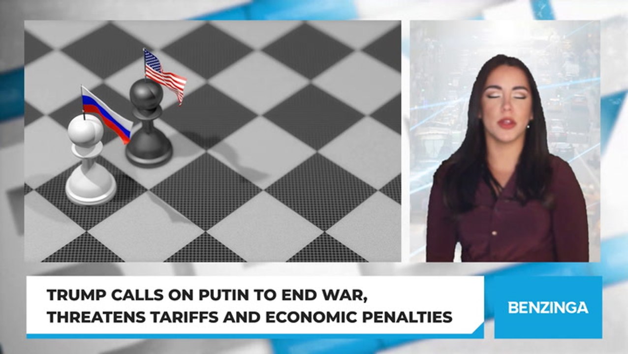 Trump Calls On Putin To End War, Threatens Tariffs And Economic Penalties