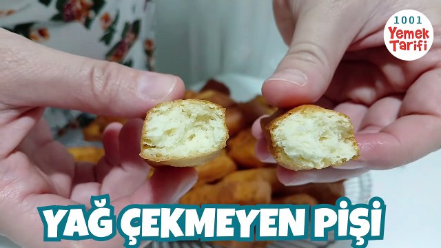 YAĞ ÇEKMİYOR: Mayasız Pişi Tarifi