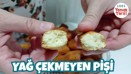 YAĞ ÇEKMİYOR: Mayasız Pişi Tarifi