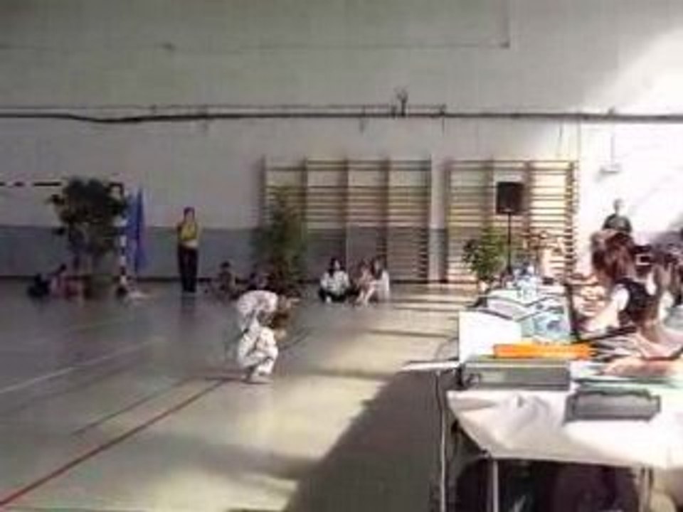 Romain et Clément coupe des espoirs duo benjamin Twirling