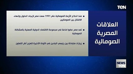 بدأت منذ عهد الفراعنة.. تعرف على تاريخ العلاقات المصرية الصومالية