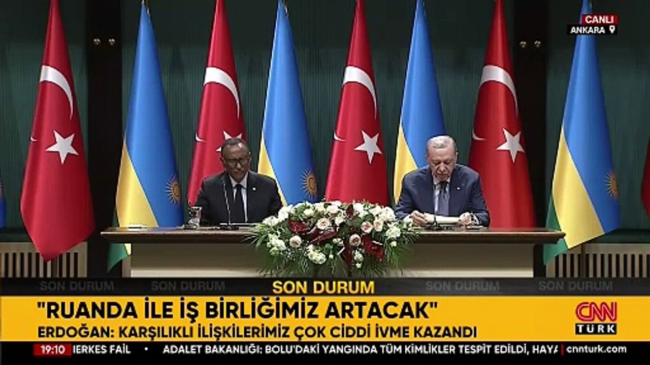 SON DAKİKA HABERİ: Ruanda ile iş birliği anlaşmaları! Cumhurbaşkanı Erdoğan'dan önemli açıklamalar
