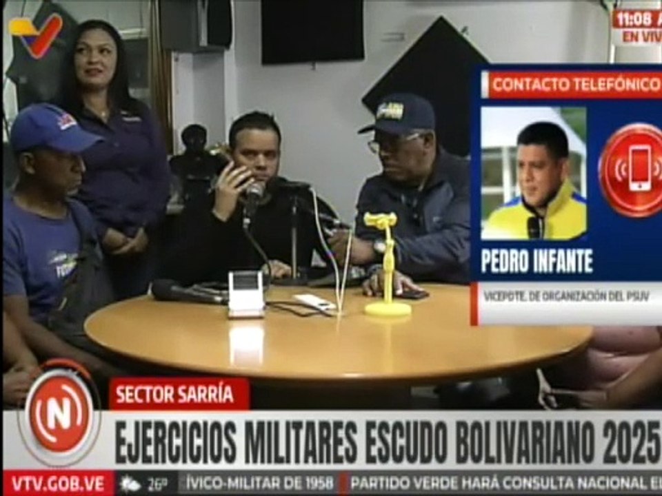 Caracas | Autoridades y pueblo venezolano se unen en los ejercicios militares Escudo Bolivariano 2025