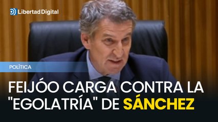 Feijóo señala a Sánchez por su "egolatría" y malversar el Poder Legislativo