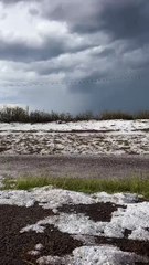 Feroz tormenta en Santa Rosa